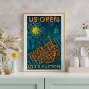 US Open x Louis Vuitton Tennis 11x17 Art Print